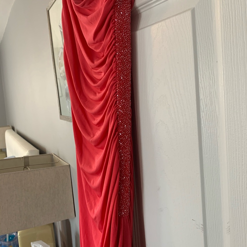 Cache Prom Dress One Shoulder - Picture 3 of 7